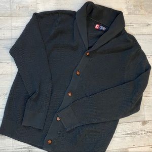 Men’s Navy button up cardigan